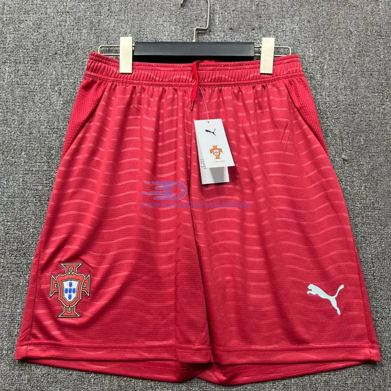 Pantalón Corto Portugal 2026 1ª Equipación Mundial Rojo