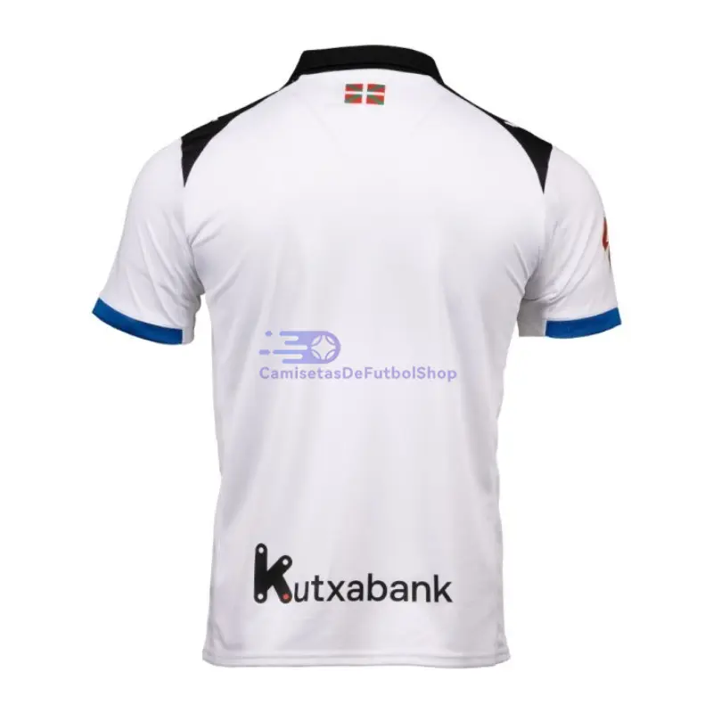 Camiseta Alavés 2025/2026 2ª Equipación Blanco/Azul con Parche La Liga