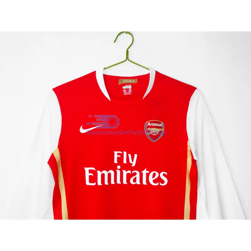 Camiseta Arsenal 2006/07 1ª Equipación Retro ML Rojo