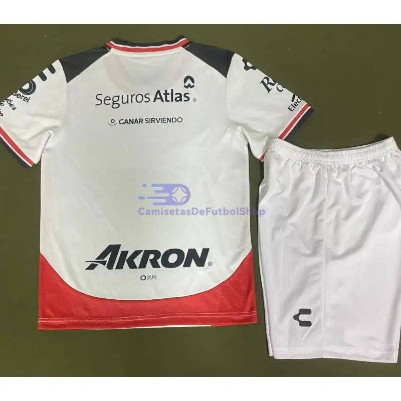 Camiseta Atlas FC 2025/2026 2ª Equipación Blanco Niño Kit