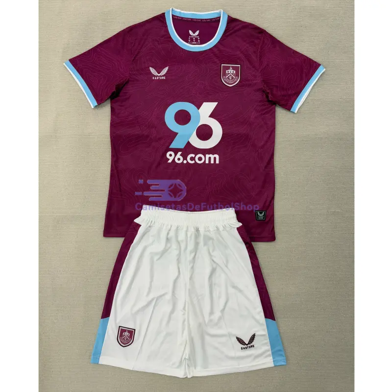 Camiseta Burnley FC 2025/2026 1ª Equipación Borgoña