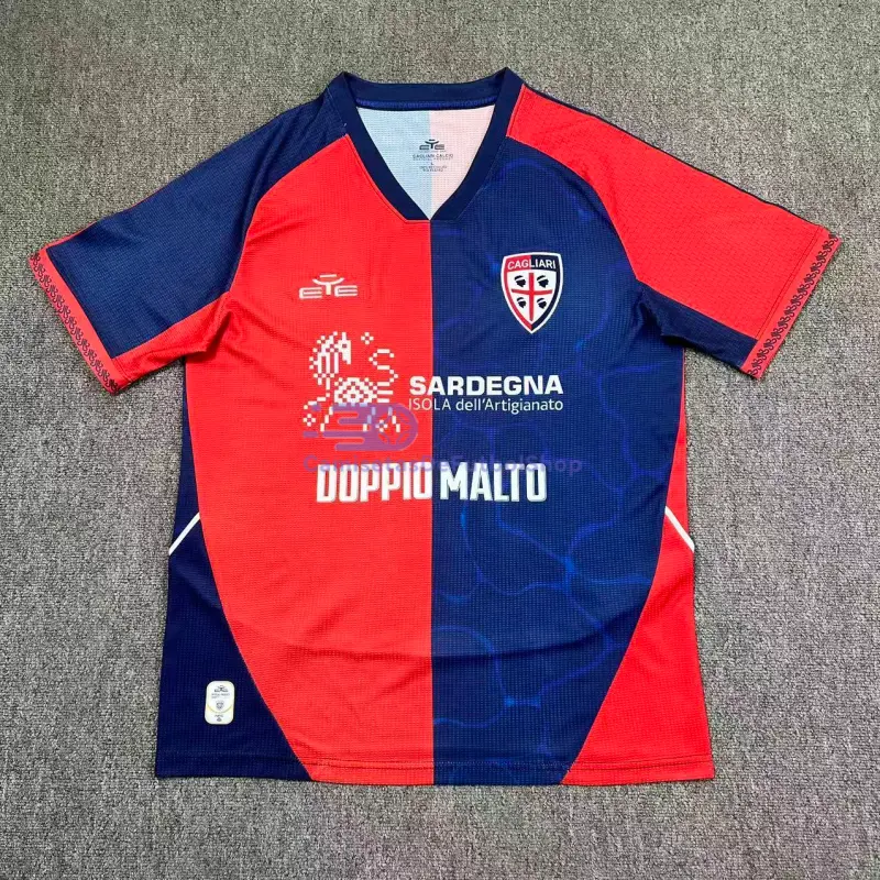 Camiseta Cagliari Calcio 2025/2026 1ª Equipación Rojo/Azul