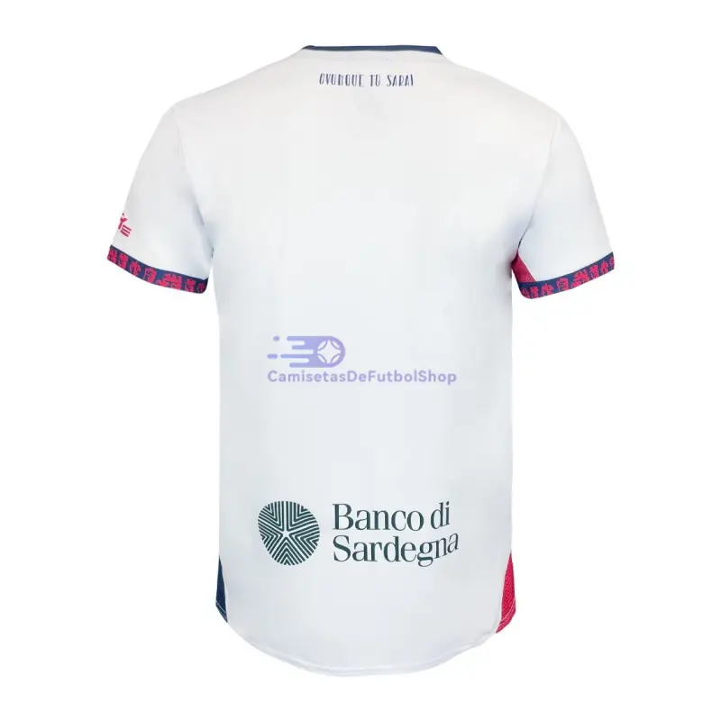 Camiseta Cagliari Calcio 2025/2026 2ª Equipación Blanco