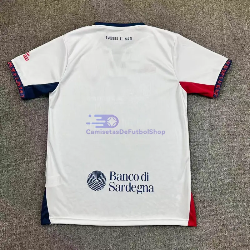 Camiseta Cagliari Calcio 2025/2026 2ª Equipación Blanco