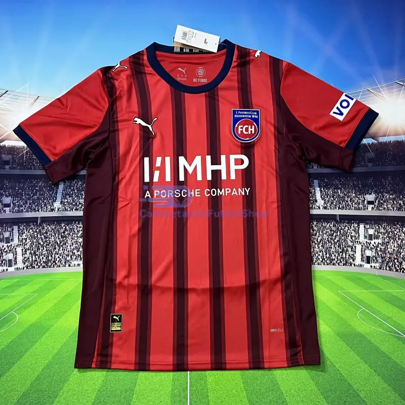 Camiseta FC Heidenheim 2025/2026 1ª Equipación Rojo