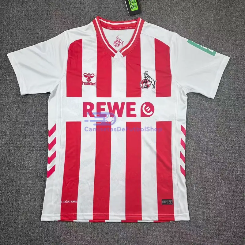 Camiseta FC Köln 2025/2026 1ª Equipación Rojo/Blanco