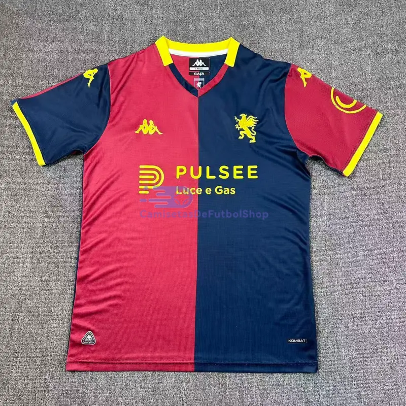 Camiseta Genoa CFC 2025/2026 1ª Equipación Rojo/Azul