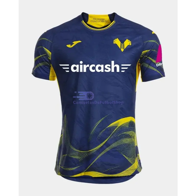 Camiseta Hellas Verona 2025/2026 1ª Equipación Azul Marino