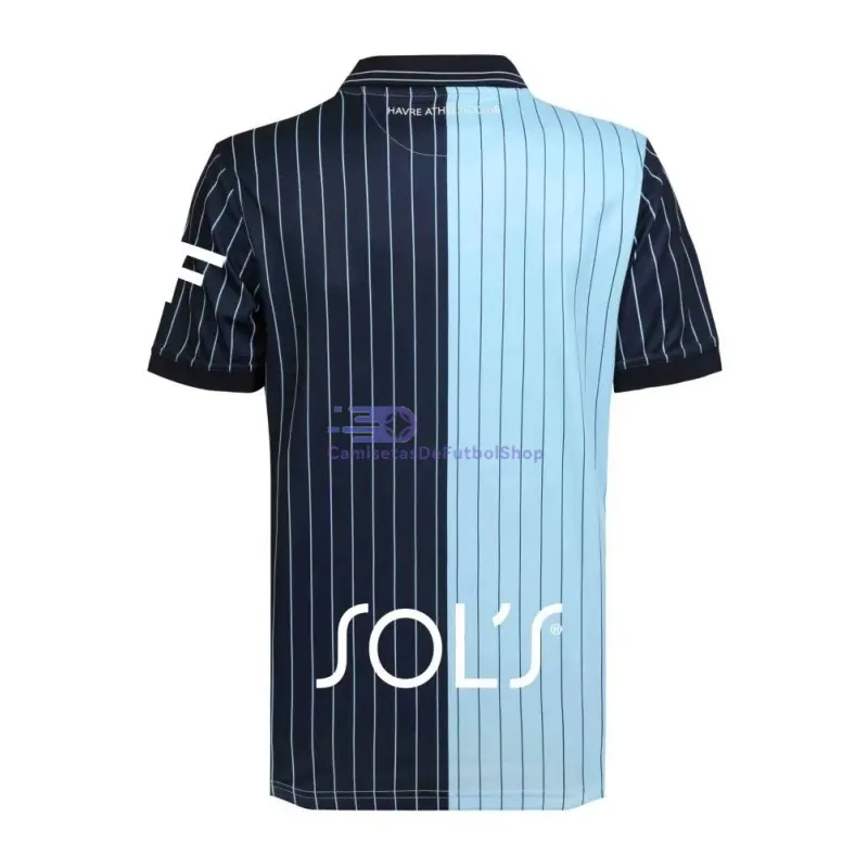 Camiseta Le Havre 2025/2026 1ª Equipación Azul Marino/Azul Cielo