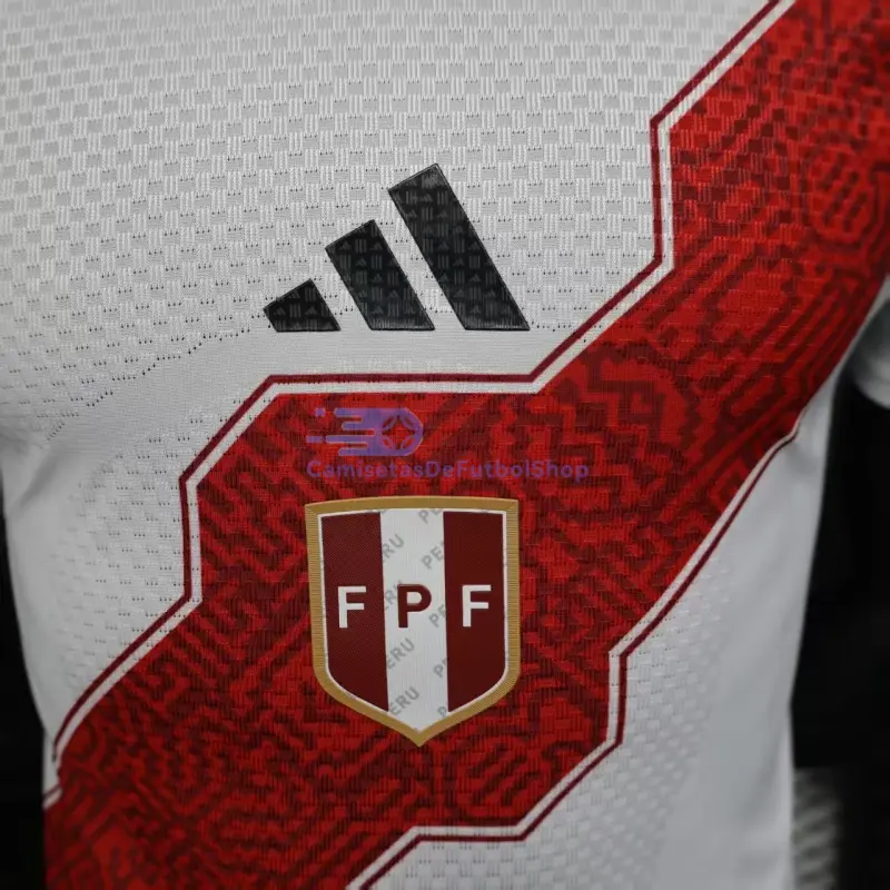 Camiseta Perú 2026 1ª Equipación Blanco (EDICIÓN JUGADOR)