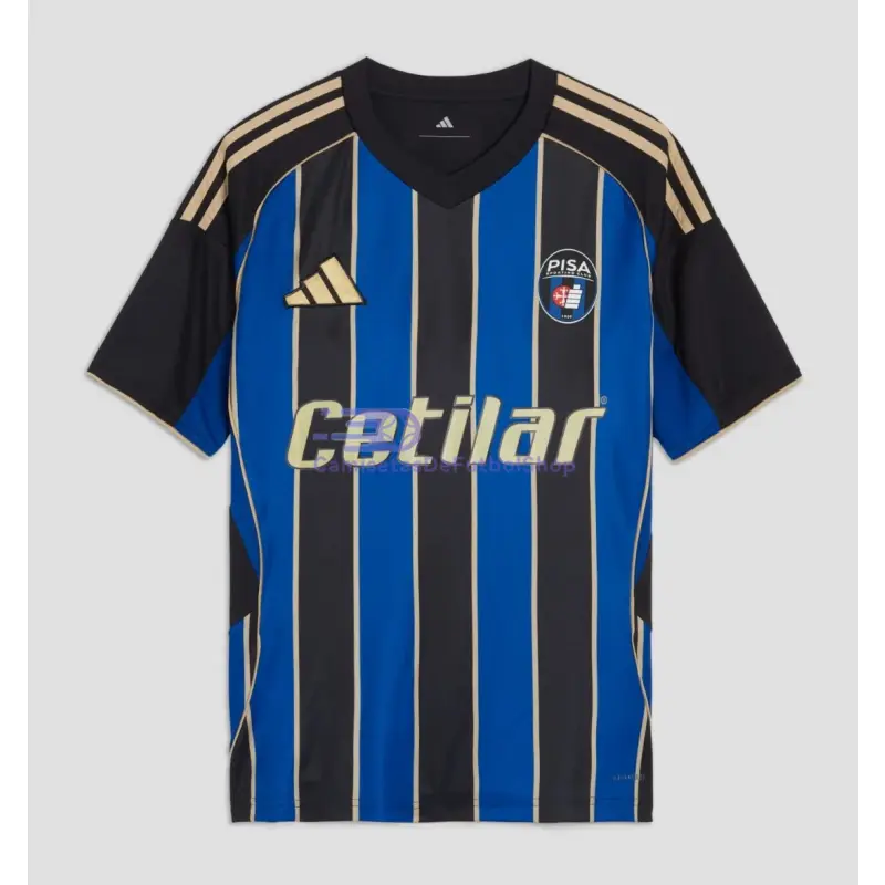 Camiseta Pisa 2025/2026 1ª Equipación Azul/Negro