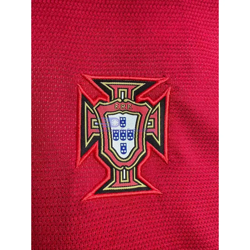 Camiseta Portugal 2012 1ª Equipación Retro Rojo