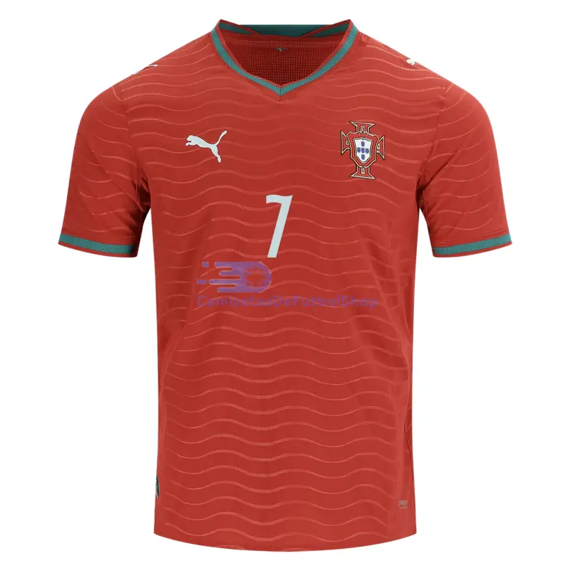Camiseta Ronaldo 7 Portugal 2026 1ª Equipación Mundial Rojo