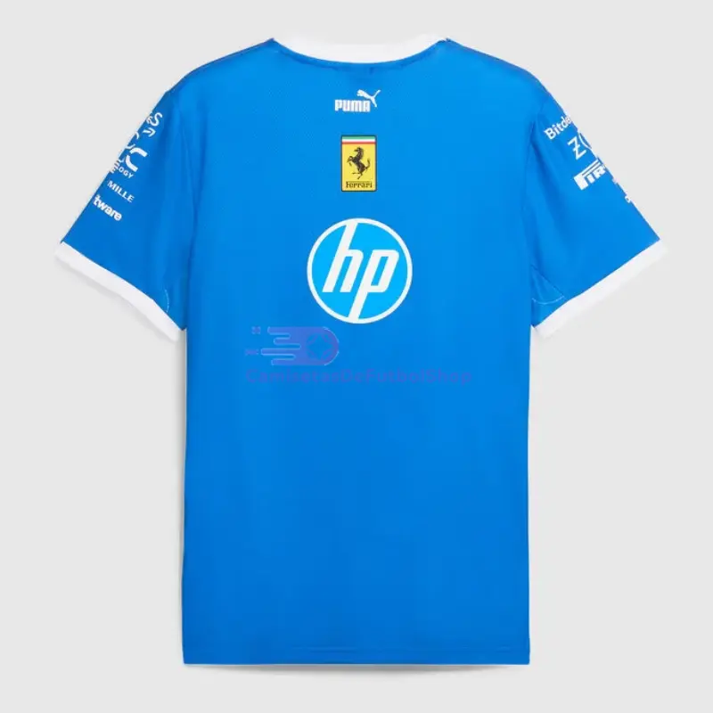 Camiseta Scuderia Ferrari F1 2025 Azul