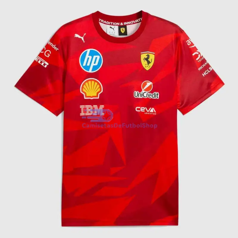 Camiseta Scuderia Ferrari F1 2026 Rojo