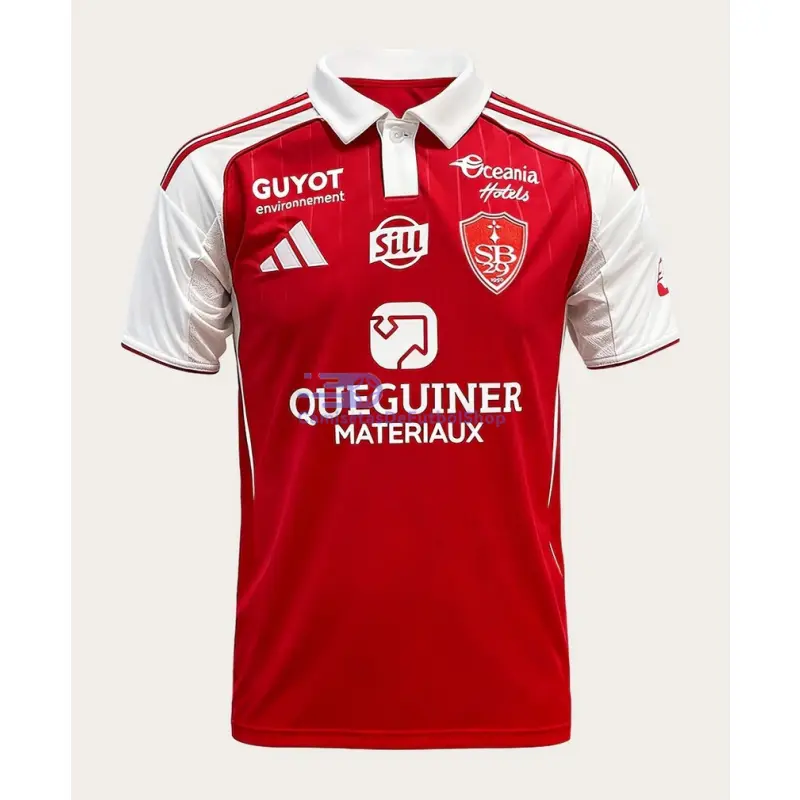 Camiseta Stade Brestois 2025/2026 1ª Equipación Rojo