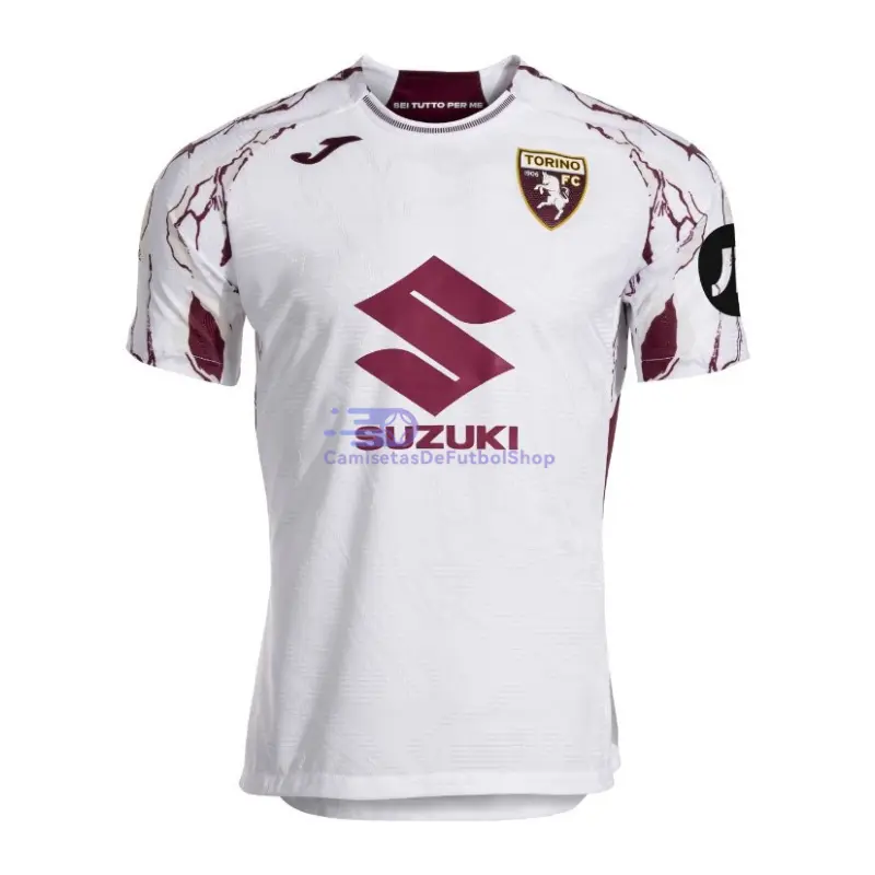 Camiseta Torino 2025/2026 2ª Equipación Blanco