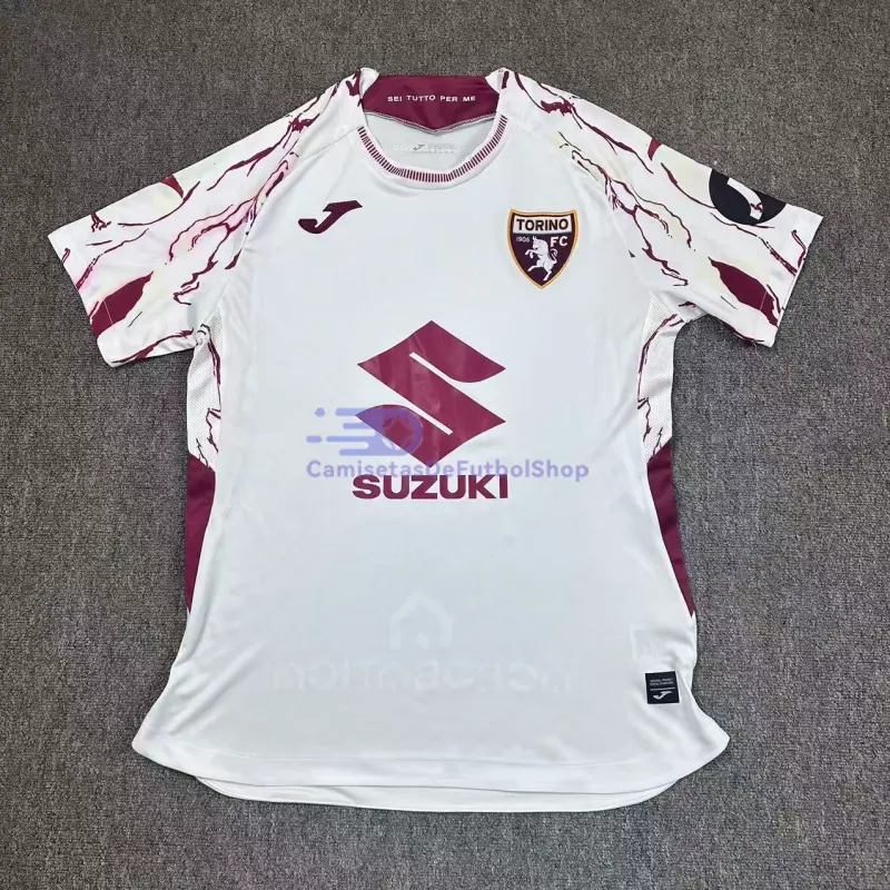 Camiseta Torino 2025/2026 2ª Equipación Blanco