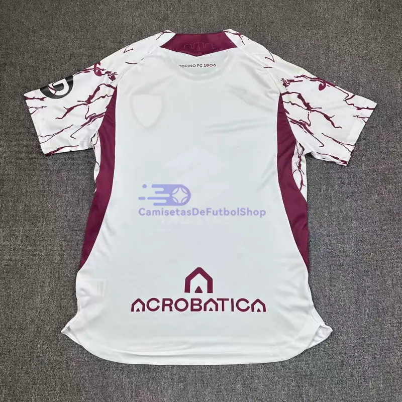 Camiseta Torino 2025/2026 2ª Equipación Blanco