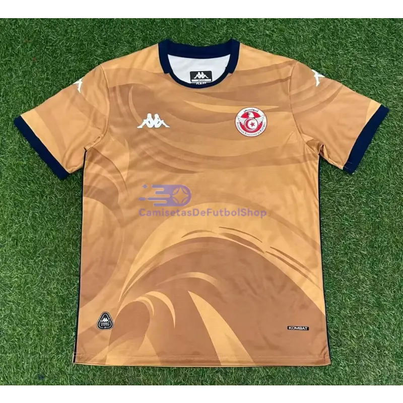Camiseta Túnez 2026 3ª Equipación Mundial Oro