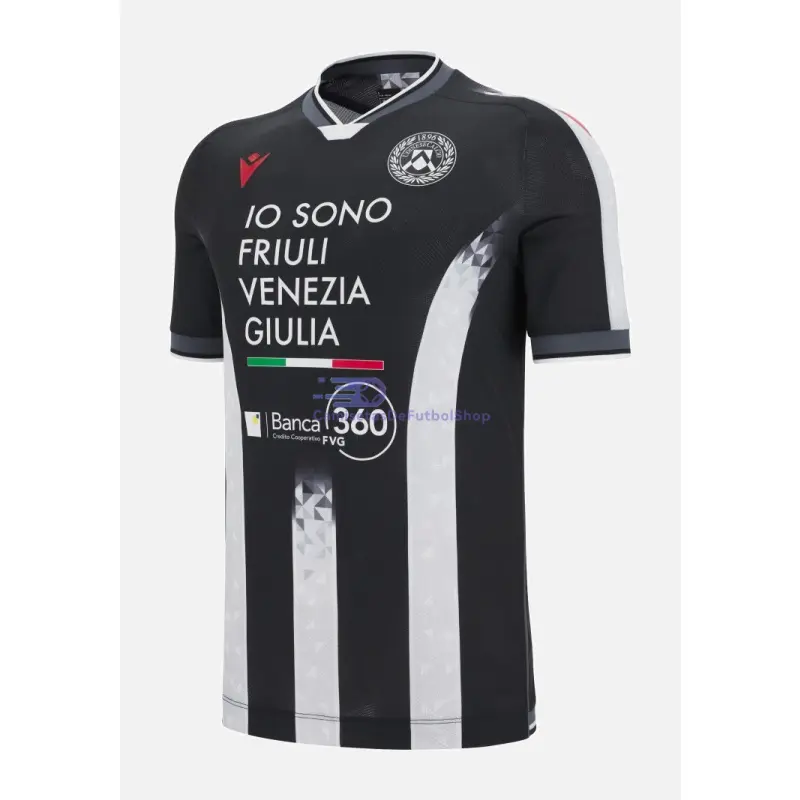 Camiseta Udinese Calcio 2025/2026 1ª Equipación Negro/Blanco