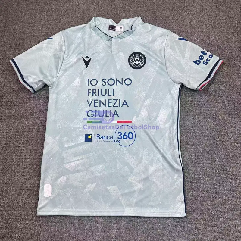 Camiseta Udinese Calcio 2025/2026 2ª Equipación Azul Cielo