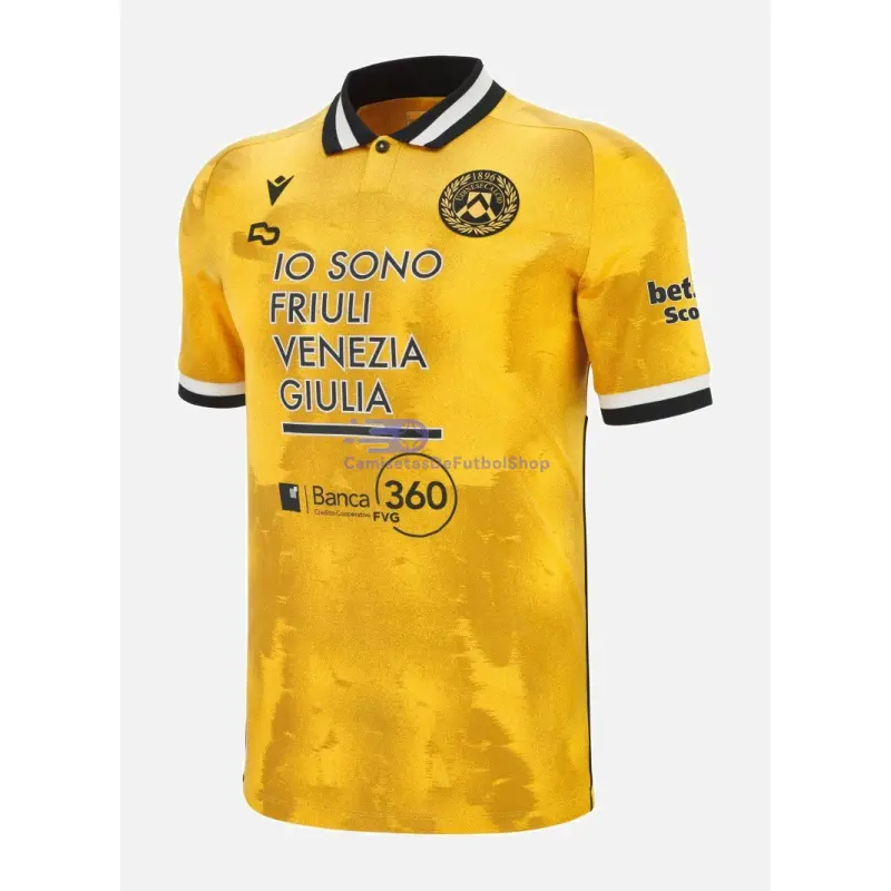Camiseta Udinese Calcio 2025/2026 3ª Equipación Amarillo