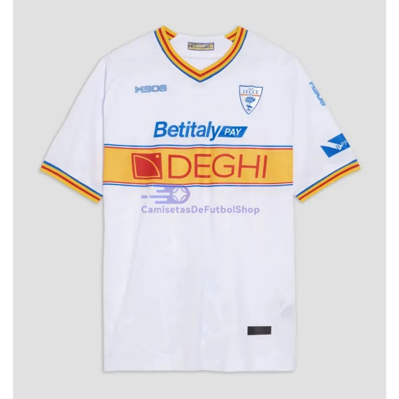 Camiseta US Lecce 2025/2026 2ª Equipación Blanco