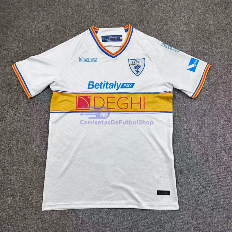 Camiseta US Lecce 2025/2026 2ª Equipación Blanco