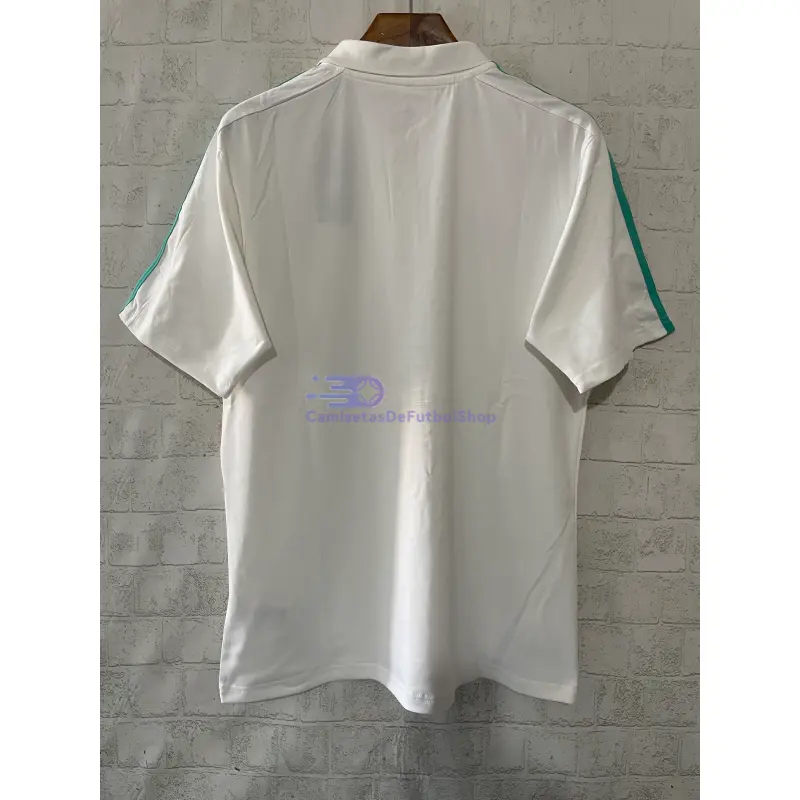 Polo Mercedes AMG Petronas F1 2025 Blanco/Verde