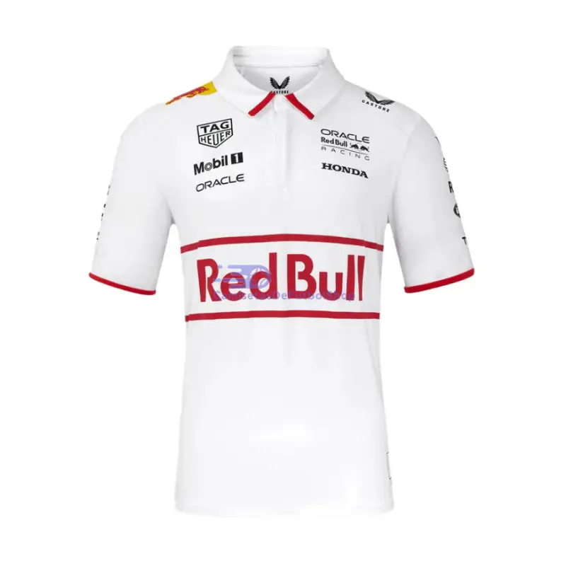 Polo Red Bull Racing F1 2025 Edición Especial Japan GP Blanco
