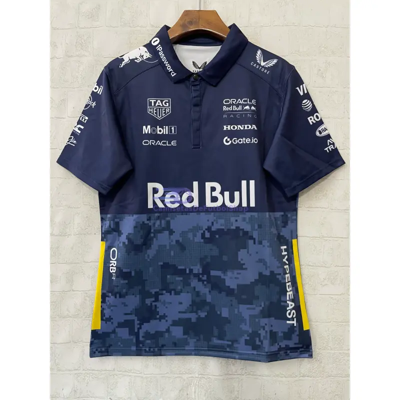 Polo Red Bull Racing F1 x HypeBeast 2025 Edición Especial Azul