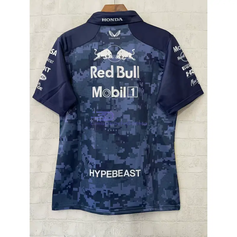 Polo Red Bull Racing F1 x HypeBeast 2025 Edición Especial Azul