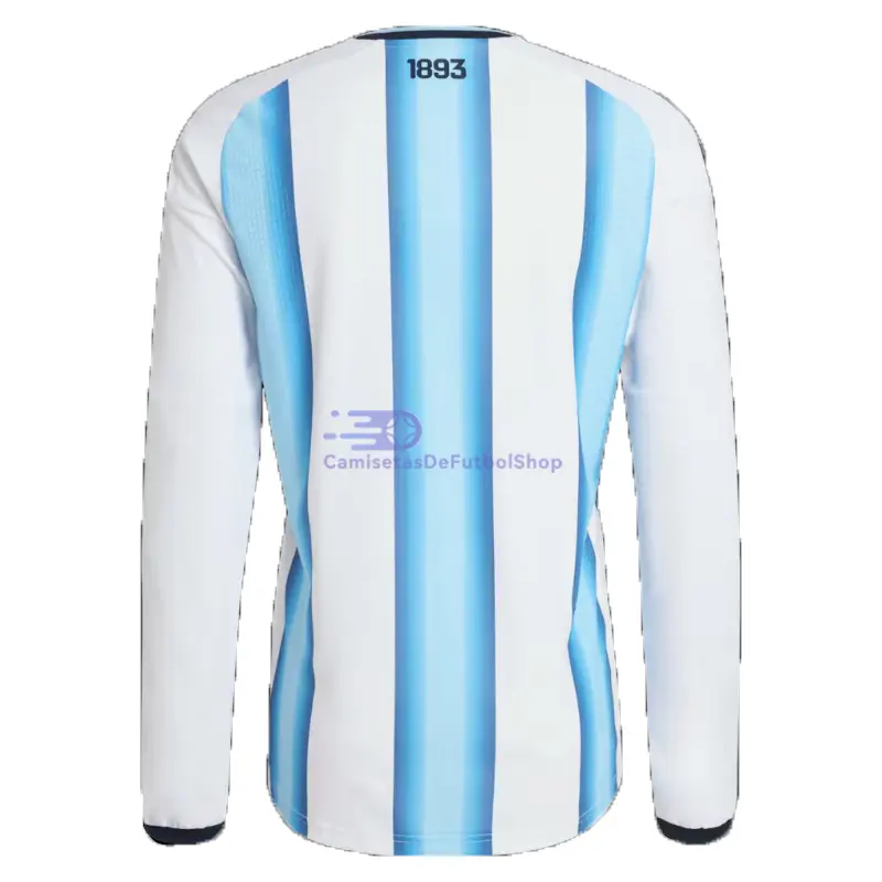 Camiseta Argentina 2026 1ª Equipación ML Azul/Blanco con FIFA2022