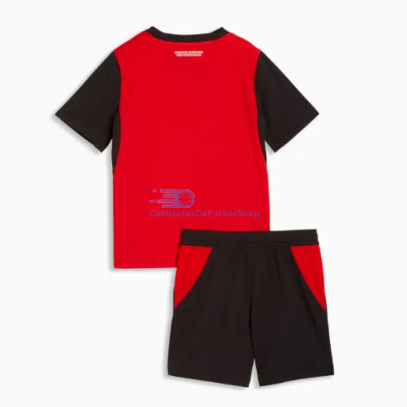 Camiseta Austria 2026 1ª Equipación Mundial Rojo Niño Kit