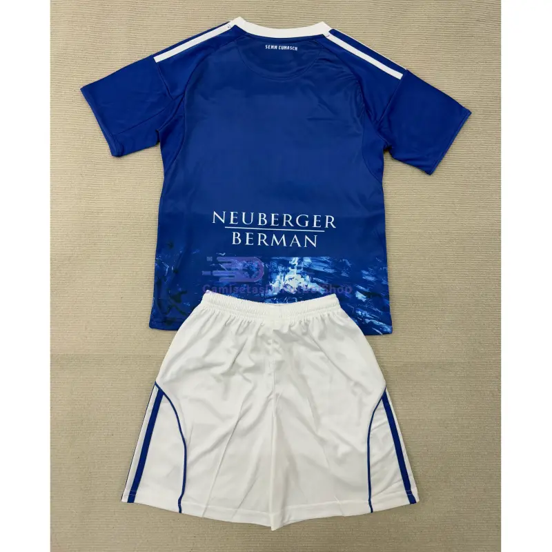 Camiseta Como 1907 2025/2026 1ª Equipación Azul Niño Kit