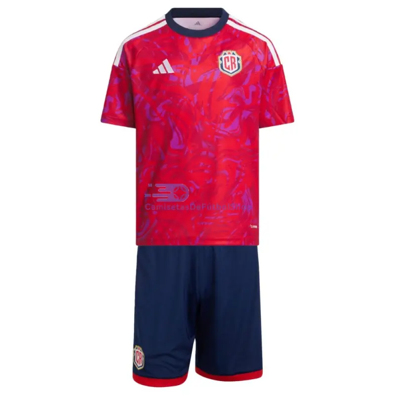 Camiseta Costa Rica 2026 1ª Equipación Mundial Rojo Niño Kit