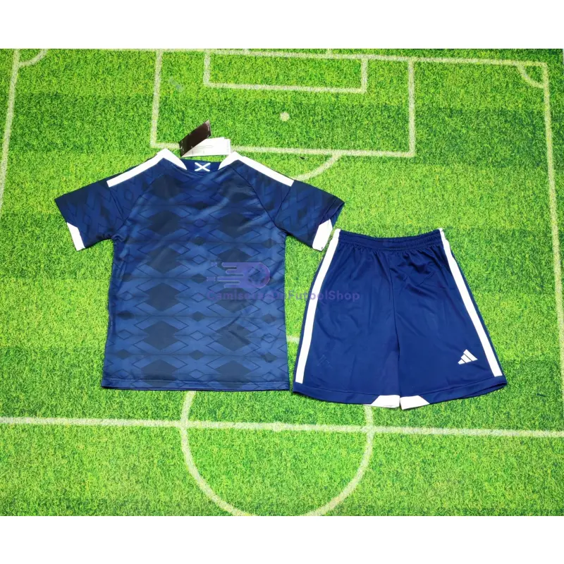 Camiseta Escocia 2026 1ª Equipación Mundial Azul Niño Kit