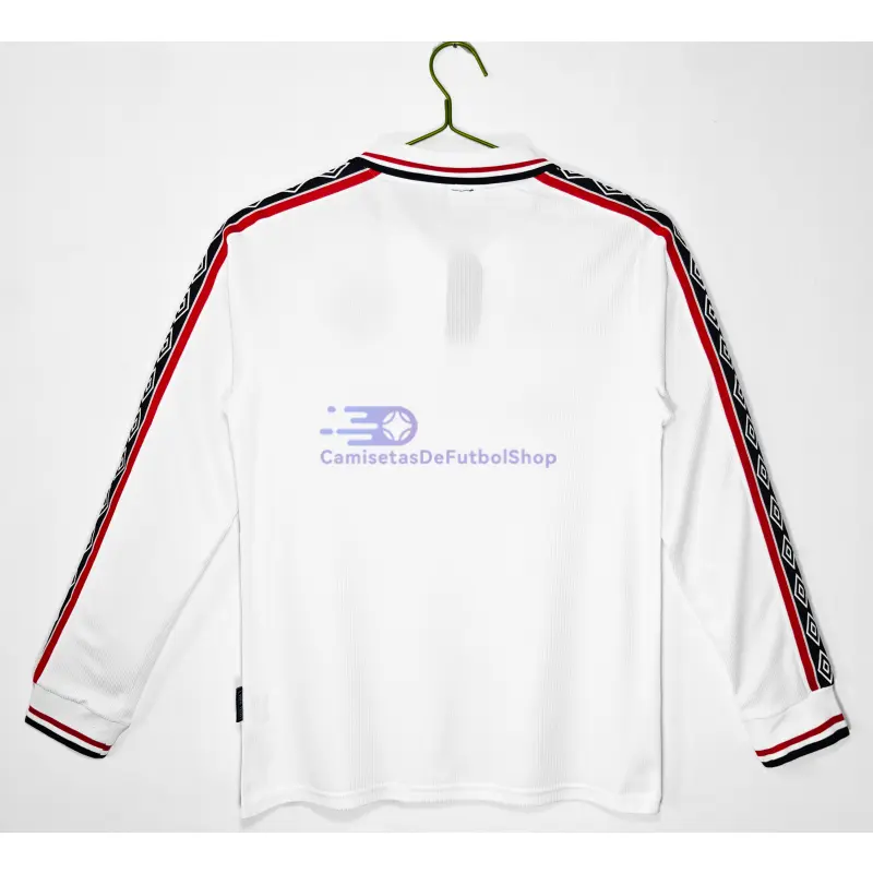 Camiseta Manchester United Retro 1998/99 ML Blanco