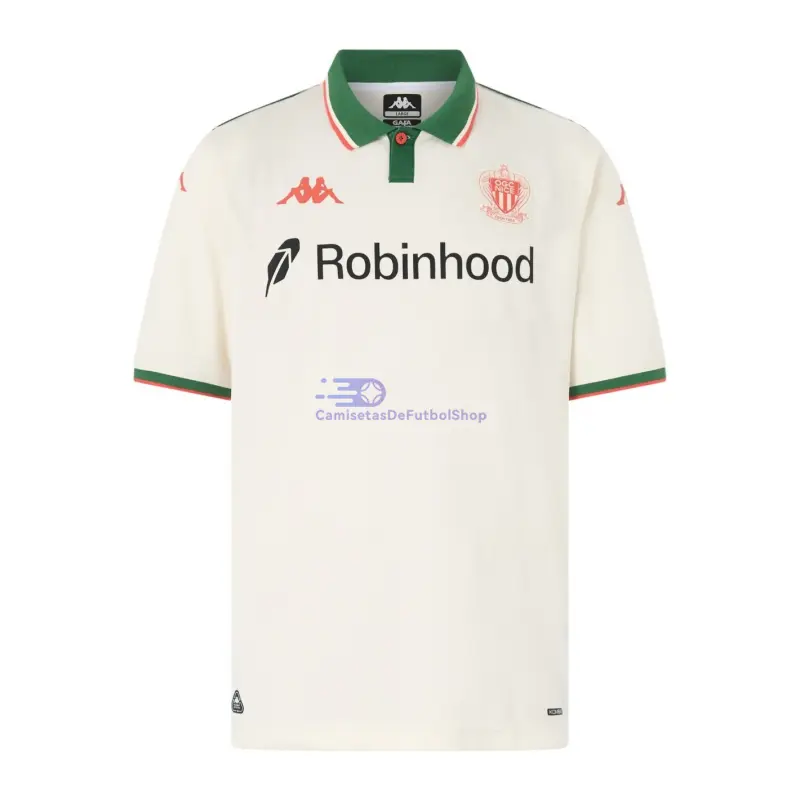 Camiseta OCG Nice 2025/2026 2ª Equipación Blanco