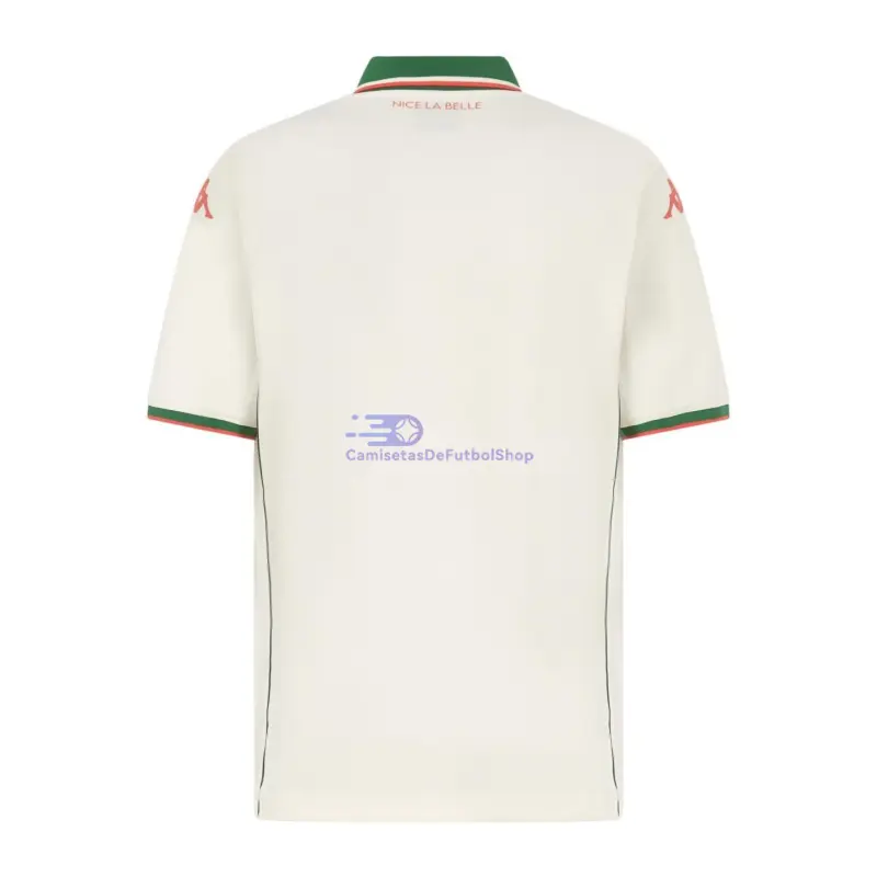 Camiseta OCG Nice 2025/2026 2ª Equipación Blanco