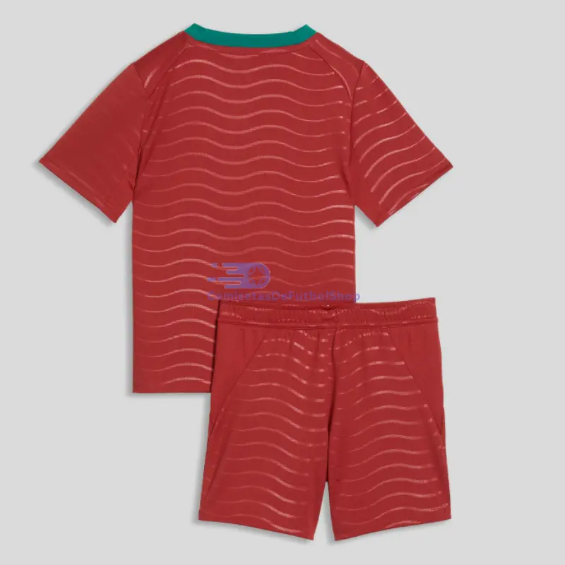Camiseta Portugal 2026 1ª Equipación Mundial Rojo Niño Kit