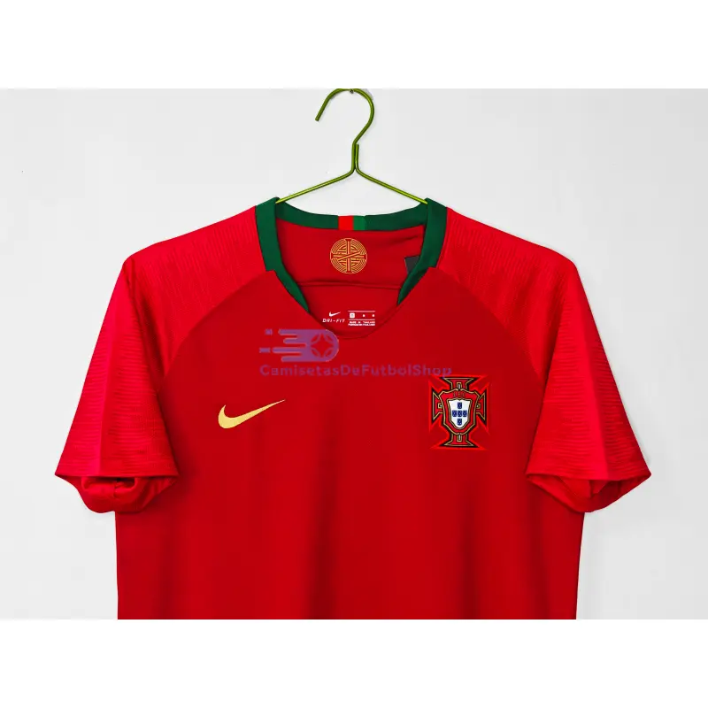 Camiseta Portugal 1ª Equipación Retro 2018 Rojo
