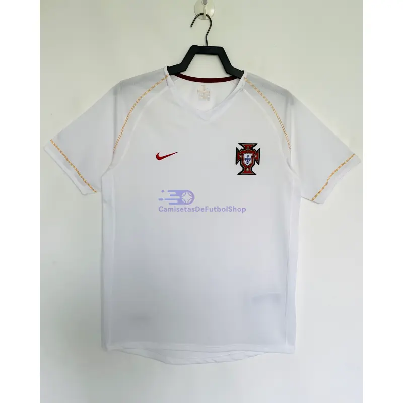 Camiseta Portugal 2006 3ª Equipación Retro Blanco