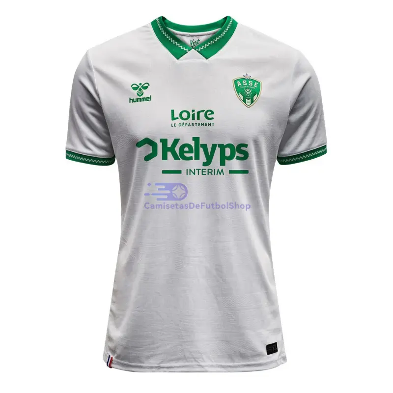 Camiseta Saint-Étienne 2025/2026 2ª Equipación Blanco