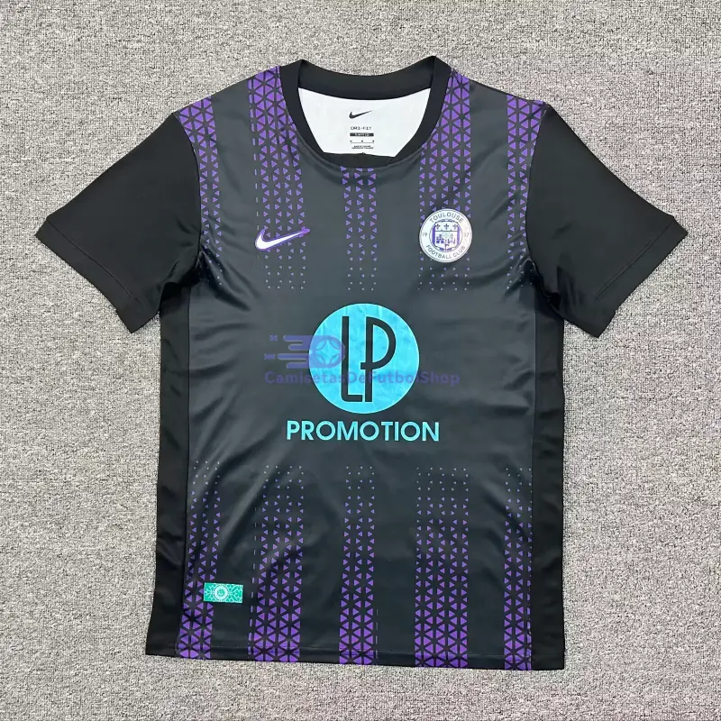 Camiseta Toulouse FC 2025/2026 3ª Equipación Morado/Blanco