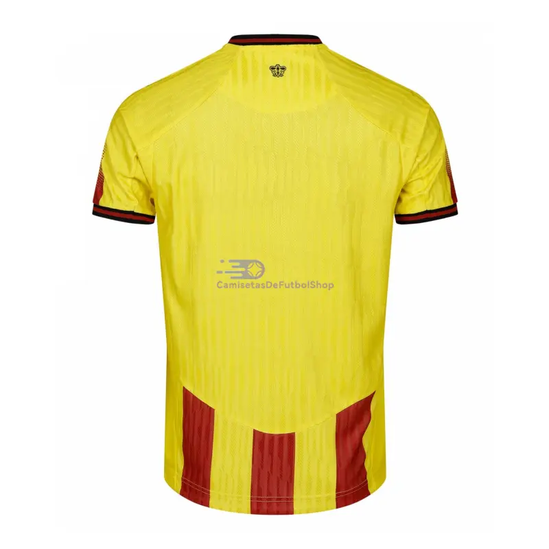 Camiseta Watford 2025/2026 1ª Equipación Amarillo/Rojo