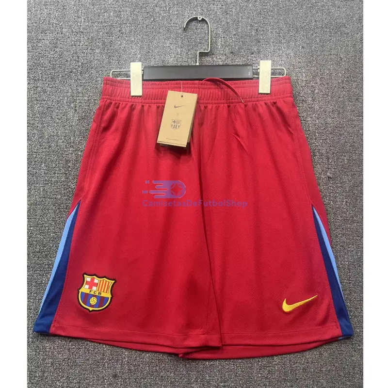 Pantalón Corto Barcelona 2025/2026 4ª Equipación Rojo