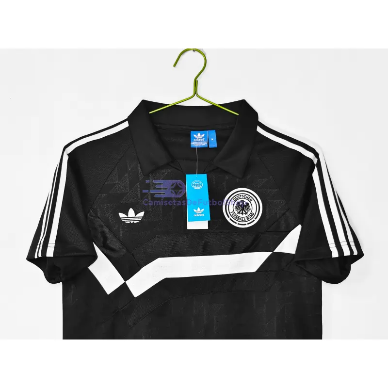 Camiseta Alemania 1988/90 2ª Equipación Retro Negro