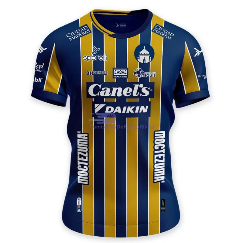 Camiseta Atlético San Luis 2025/2026 2ª Equipación Azul/Oro